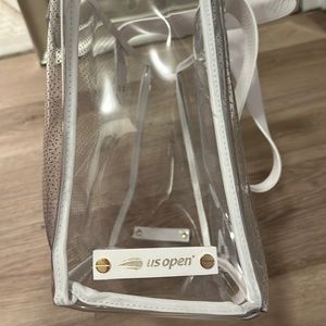 US Open Tennis clear tote bag